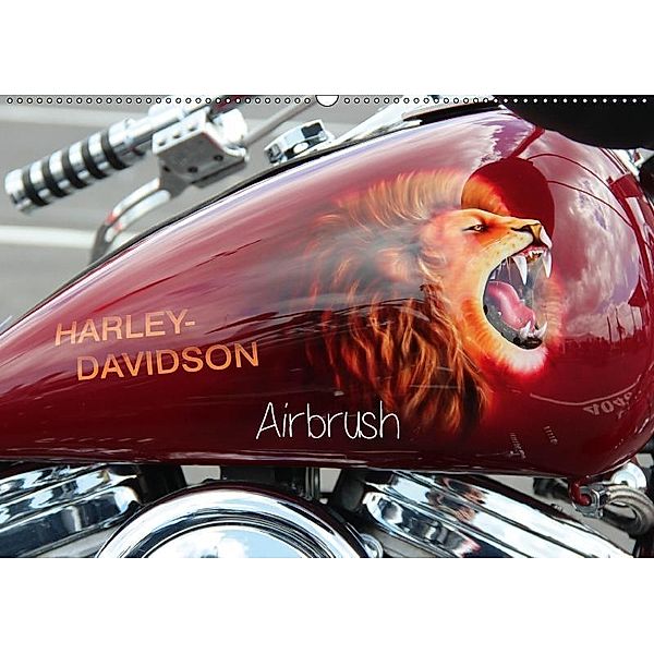 Harley Davidson - Airbrush (Wandkalender 2019 DIN A2 quer), Matthias Brix - Studio Brix