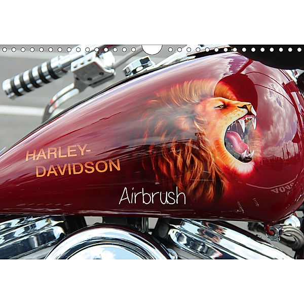 Harley Davidson - Airbrush (Wandkalender 2020 DIN A4 quer), Matthias Brix - Studio Brix