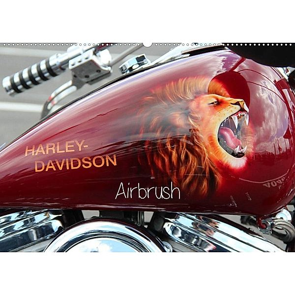 Harley Davidson - Airbrush (Wandkalender 2023 DIN A2 quer), Matthias Brix - Studio Brix