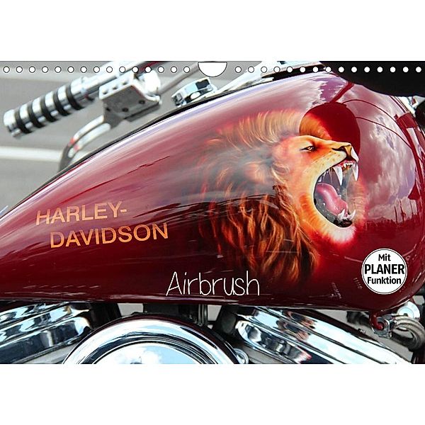 Harley Davidson - Airbrush (Wandkalender 2023 DIN A4 quer), Matthias Brix - Studio Brix