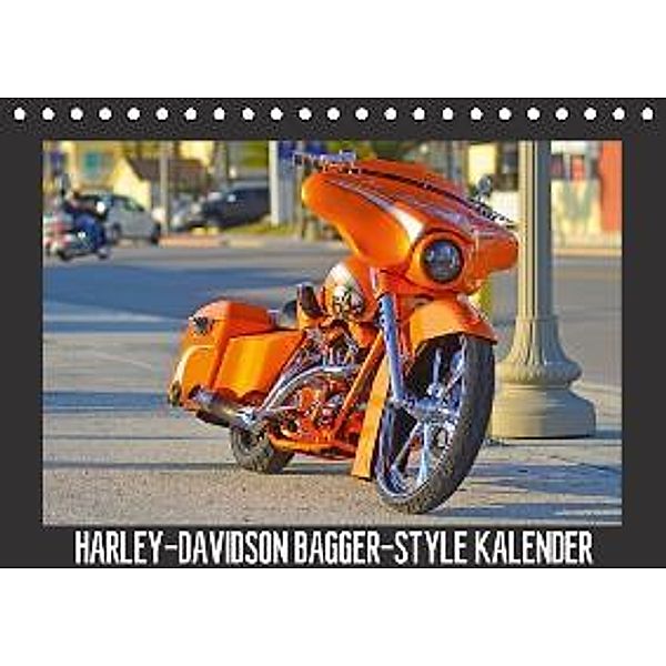 HARLEY-DAVIDSON BAGGER-STYLE KALENDER (Tischkalender 2016 DIN A5 quer), Volker Wolf