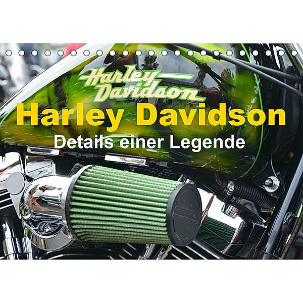 Harley Davidson - Details einer Legende (Tischkalender 2023 DIN A5 quer), Thomas Bartruff