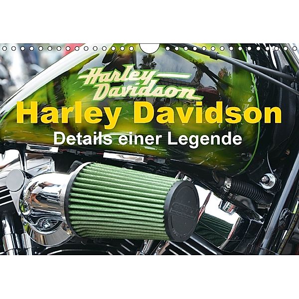 Harley Davidson - Details einer Legende (Wandkalender 2018 DIN A4 quer) Dieser erfolgreiche Kalender wurde dieses Jahr m, Thomas Bartruff