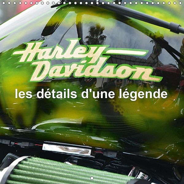 Harley Davidson - les détails d'une légende (Calendrier mural 2021 300 × 300 mm Square), Thomas Bartruff