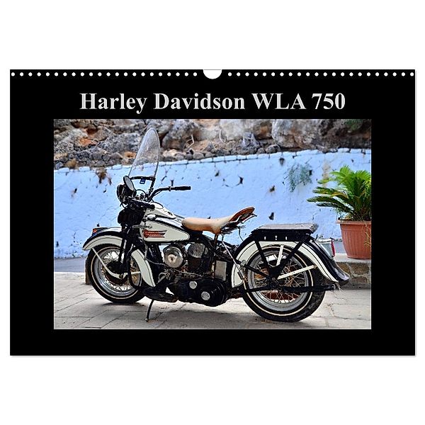 Harley Davidson WLA 750 (Wandkalender 2024 DIN A3 quer), CALVENDO Monatskalender, Ingo Laue