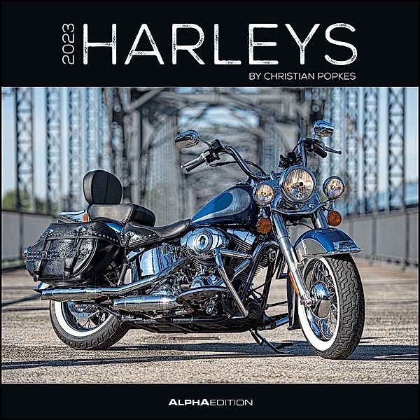 Harleys 2023 - Broschürenkalender 30x30 cm (30x60 geöffnet) - Kalender mit Platz für Notizen - Motorräder - Bildkalender