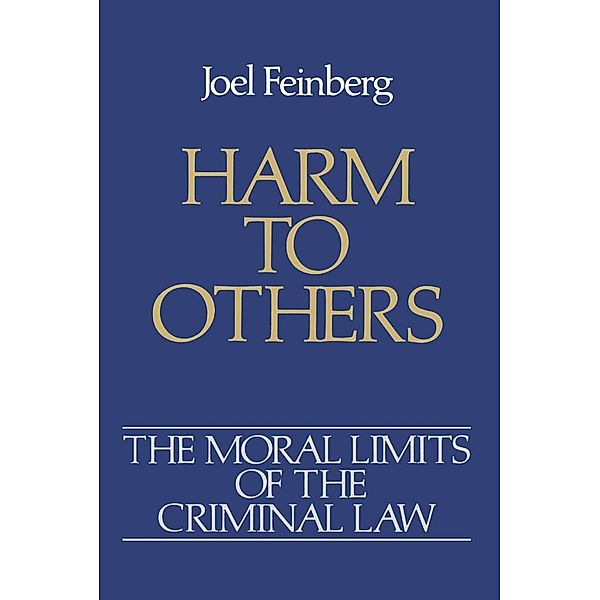 Harmless Wrongdoing, Joel Feinberg