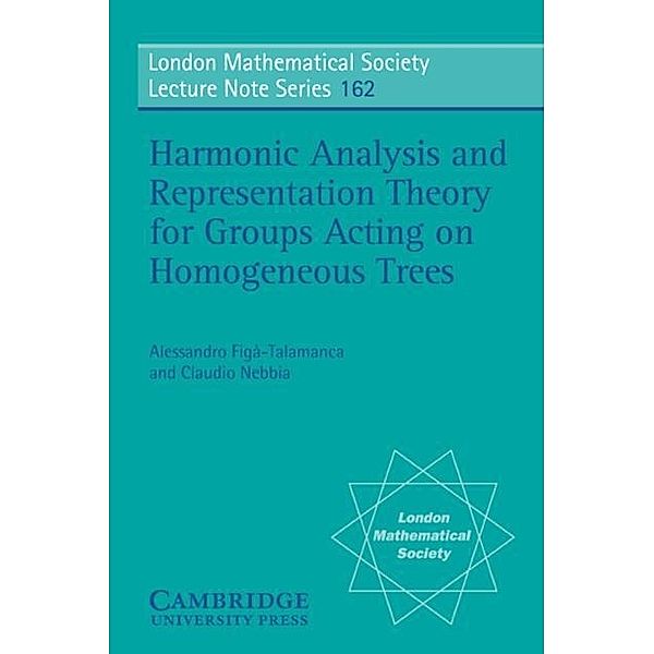 Harmonic Analysis and Representation Theory for Groups Acting on Homogenous Trees, Alessandro Figa-Talamanca