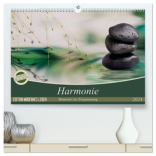 Harmonie (hochwertiger Premium Wandkalender 2024 DIN A2 quer), Kunstdruck in Hochglanz, Monika Buch