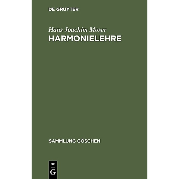 Harmonielehre, Hans Joachim Moser