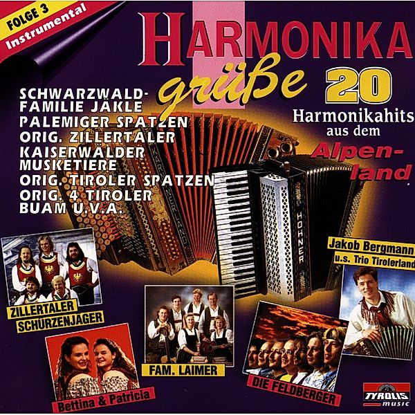Harmonikagrüße (Instrumental) Vol. 3, Diverse Interpreten