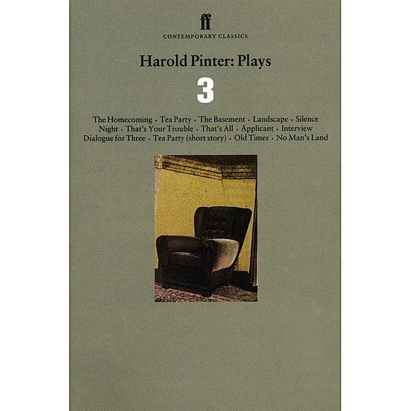 Harold Pinter Plays 3, Harold Pinter