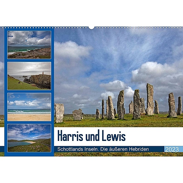 Harris und Lewis - Schottlands Inseln. Die äußeren Hebriden (Wandkalender 2023 DIN A2 quer), Andrea Potratz