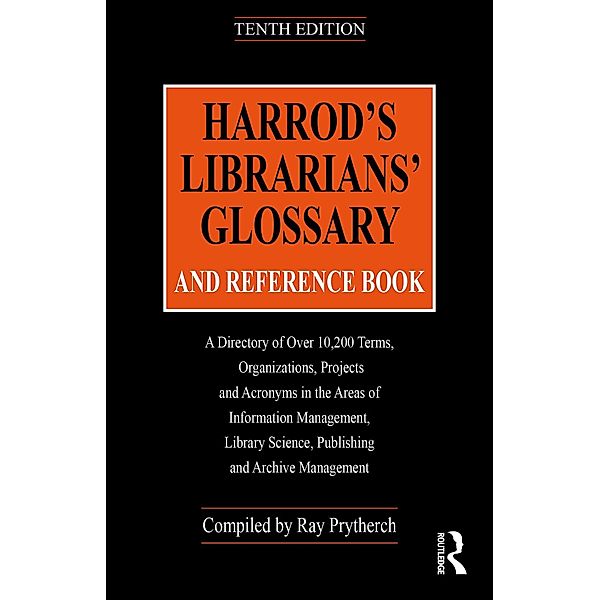 Harrod's Librarians' Glossary and Reference Book, Ray Prytherch