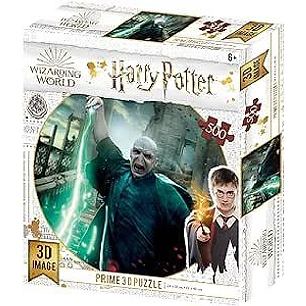 Harry Potter 3D-Puzzle Voldemort, 500 Teile, (Grösse: 61 x 46cm) (Fanartikel)