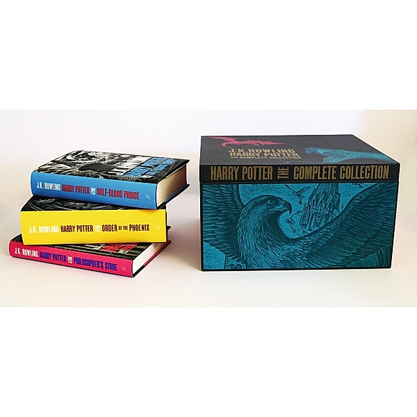 Harry Potter Adult Hardback Box Set, m.  Buch, m.  Buch, m.  Buch, m.  Buch, m.  Buch, m.  Buch, m.  Buch, 7 Teile, J.K. Rowling