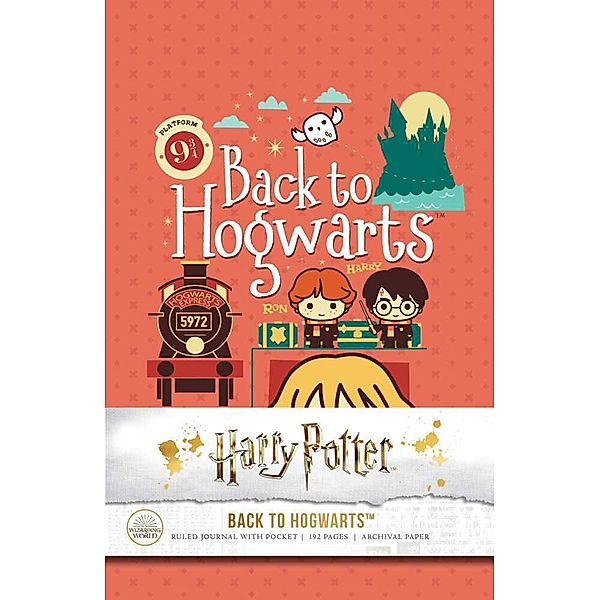 Harry Potter: Back to Hogwarts Hardcover Ruled Journal, Insight Editions