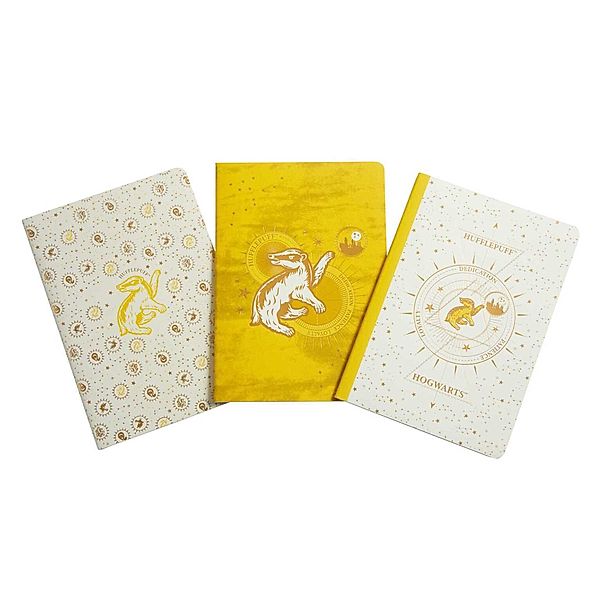 Harry Potter: Constellation / Harry Potter: Hufflepuff Constellation Sewn Notebook Collection (Set of 3), Insight Editions