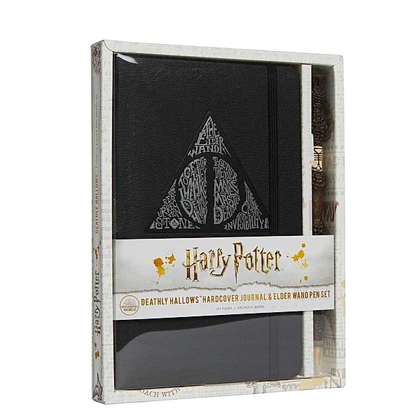 Harry Potter: Deathly Hallows Hardcover Journal and Elder Wand Pen Set, Insight Editions