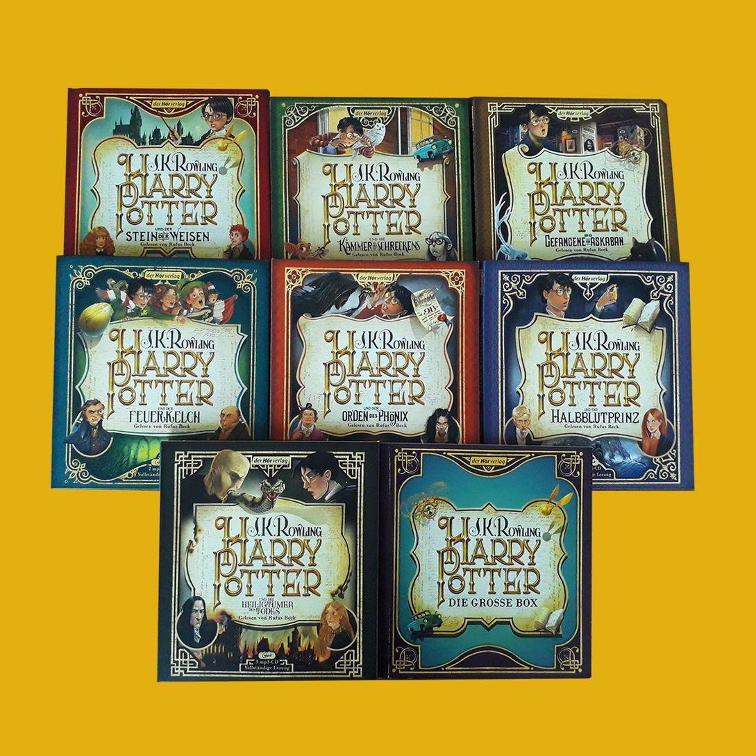 Harry Potter. Die grosse Box. Alle 7 Bände.,14 Audio-CD, 14 MP3 Hörbuch