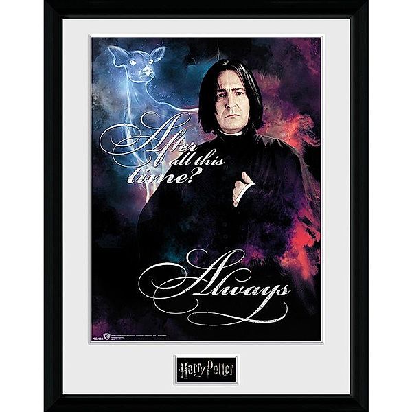 HARRY POTTER - Framed print Snape Always x2