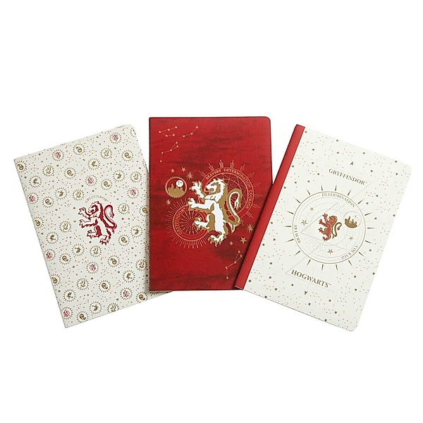 Harry Potter: Gryffindor Constellation Sewn Notebook Collection (Set of 3), Insight Editions