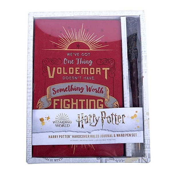 Harry Potter - Harry Potter: Harry Potter Hardcover Ruled Journal and Wand Pen Set, Insight Editions