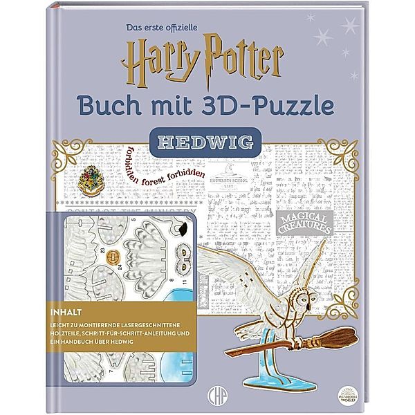 Harry Potter - Hedwig - Das offizielle Buch mit 3D-Puzzle Fan-Art, Warner Bros. Consumer Products GmbH