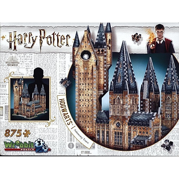 Folkmanis, Wrebbit Harry Potter Hogwarts Astronomieturm / Hogwarts Astronomy Tower 3D (Puzzle)