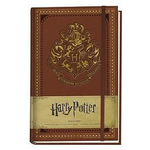 Harry Potter: Notizbuch Hogwarts (in Lederoptik mit Gummiband und Zeichenband), Panini