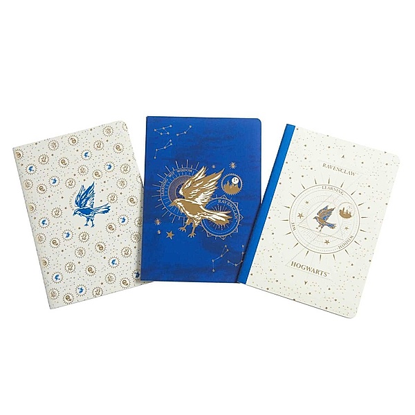 Harry Potter: Ravenclaw Constellation Sewn Notebook Collection (Set of 3), Insight Editions