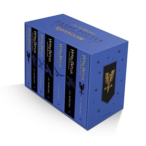 Harry Potter Ravenclaw House Editions Paperback Box Set, 7 Teile, J.K. Rowling