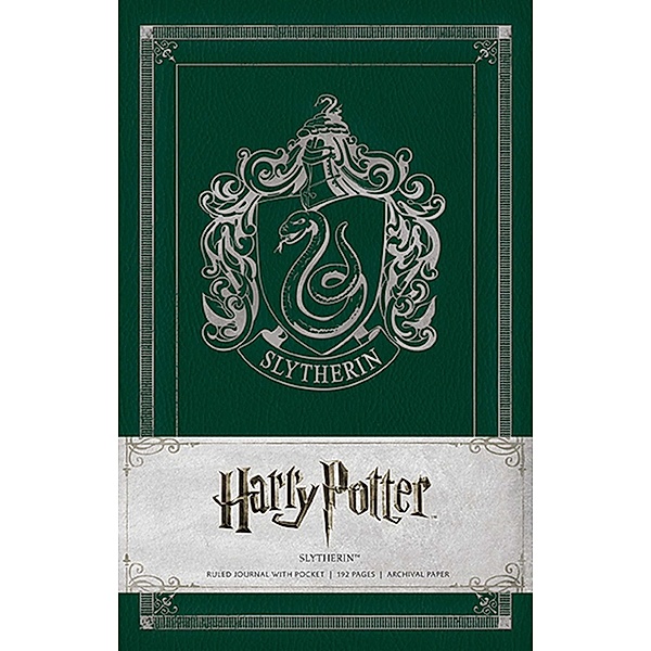 Harry Potter Slytherin Hardcover Ruled Journal