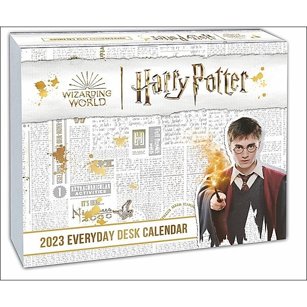 Harry Potter Tagesabreißkalender 2023. Magischer Kalender für jeden Tag mit Zitaten, Bildern und spannenden Details aus