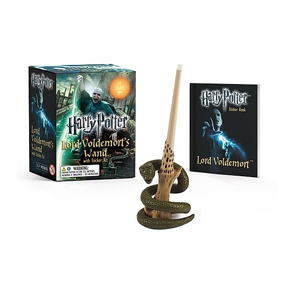 Harry Potter Voldemort's Wand with Sticker Kit, Running Press