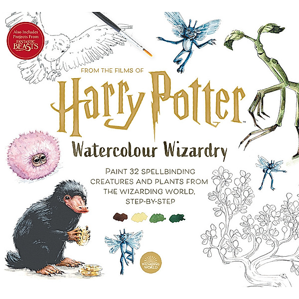Harry Potter Watercolour Magic 2, Tugce (Ozdemir) Audoir