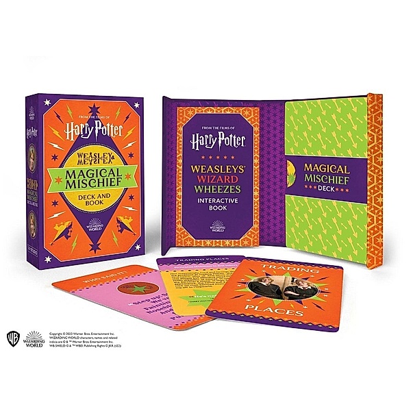 Harry Potter Weasley & Weasley Magical Mischief Deck and Book, Donald Lemke