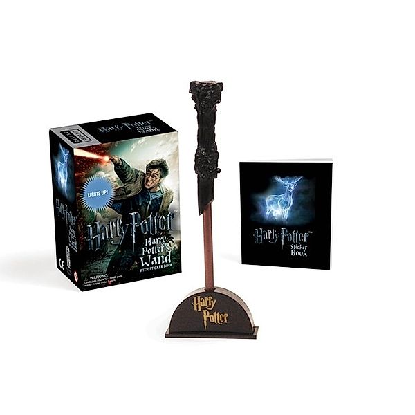 Harry Potter Wizard's Wand with Sticker Book, Running Press