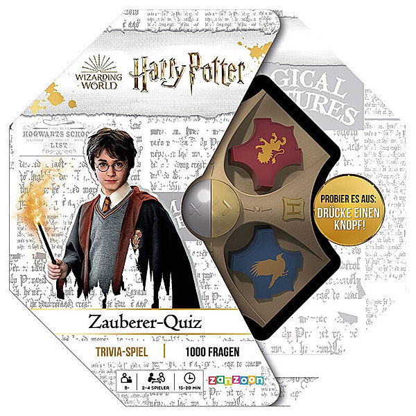 Asmodee, Zanzoon Harry Potter Zauberer-Quiz (Spiel)