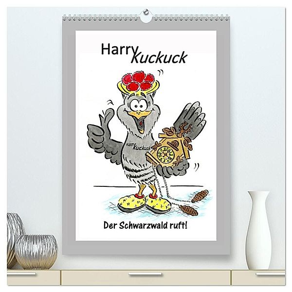 HarryKuckuck - Der Schwarzwald ruft (hochwertiger Premium Wandkalender 2024 DIN A2 hoch), Kunstdruck in Hochglanz, Ingo Laue