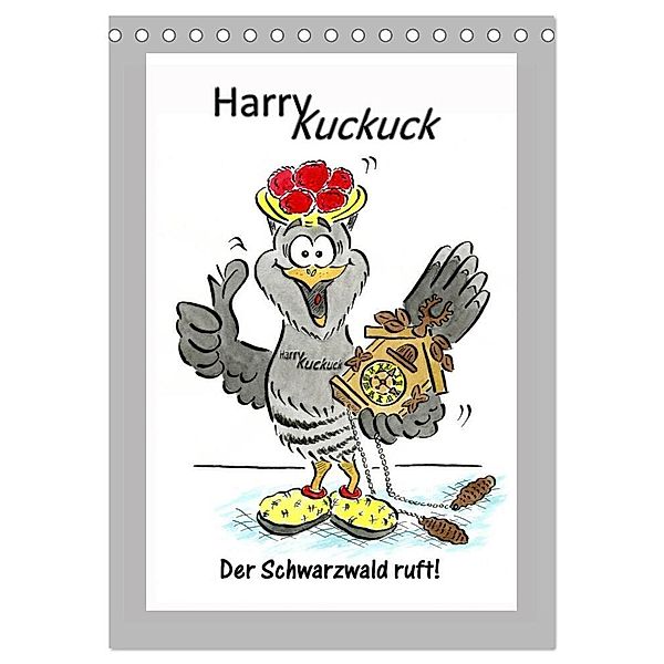 HarryKuckuck - Der Schwarzwald ruft (Tischkalender 2024 DIN A5 hoch), CALVENDO Monatskalender, Ingo Laue