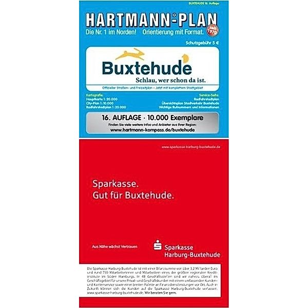 HARTMANN-PLAN Buxtehude, 1: 20.000