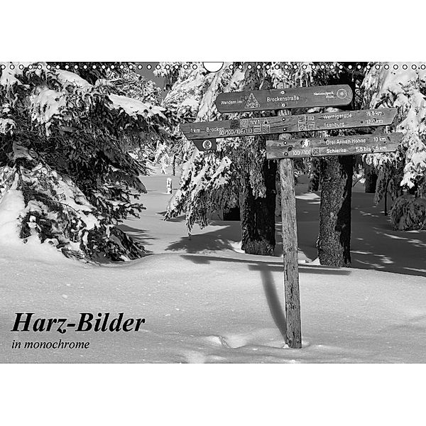 Harz-Bilder in monochrome (Wandkalender 2018 DIN A3 quer), Andreas Levi