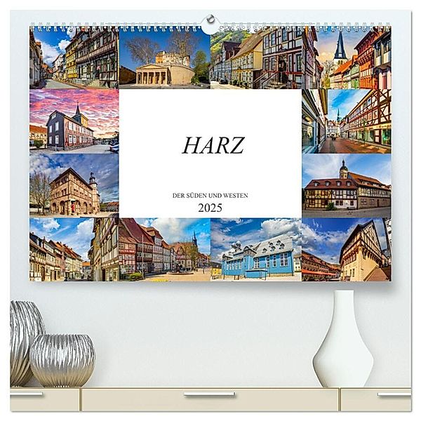 Harz der Süden und Westen (hochwertiger Premium Wandkalender 2025 DIN A2 quer), Kunstdruck in Hochglanz, Calvendo, Dirk Meutzner