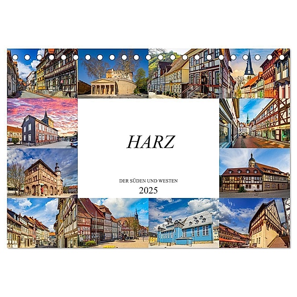 Harz der Süden und Westen (Tischkalender 2025 DIN A5 quer), CALVENDO Monatskalender, Calvendo, Dirk Meutzner