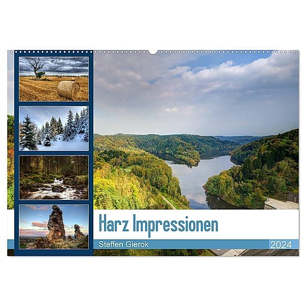 Harz Impressionen (Wandkalender 2024 DIN A2 quer), CALVENDO Monatskalender, Steffen Gierok ; Magic Artist Design