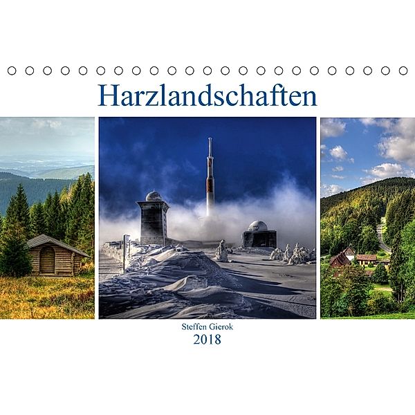 Harz Landschaften (Tischkalender 2018 DIN A5 quer), Steffen Gierok