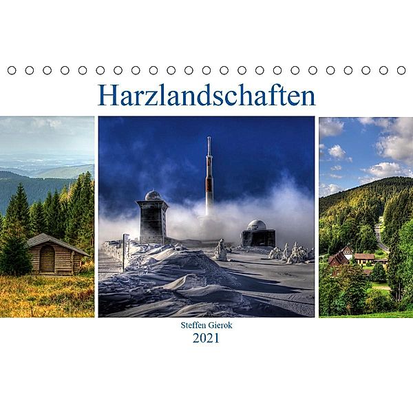 Harz Landschaften (Tischkalender 2021 DIN A5 quer), Steffen Gierok
