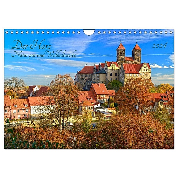 Harz Natur pur und Weltkulturerbe (Wandkalender 2024 DIN A4 quer), CALVENDO Monatskalender, Prime Selection
