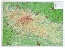 AK Unterharz Landkarte-Reliefkarte ungelaufen 